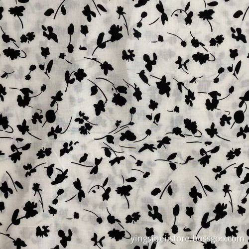 Heißer Verkauf gedruckter Viskose Rayon Challis Poplin Stoff